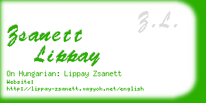 zsanett lippay business card